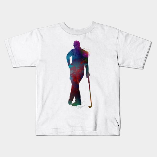 Golf player sport #golf #sport Kids T-Shirt by JBJart